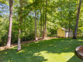 Private rear yard