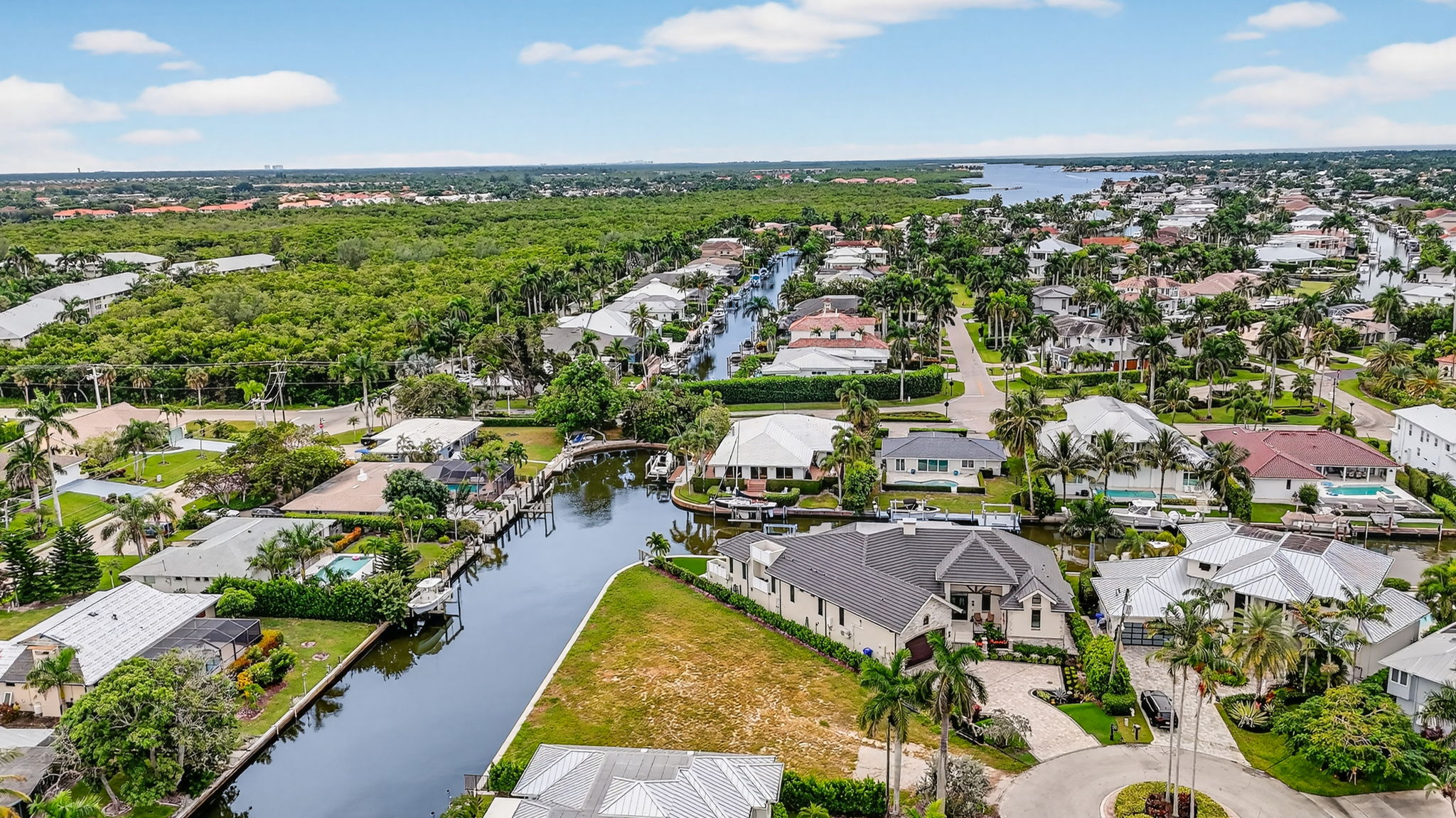 Aerial Side Exterior
