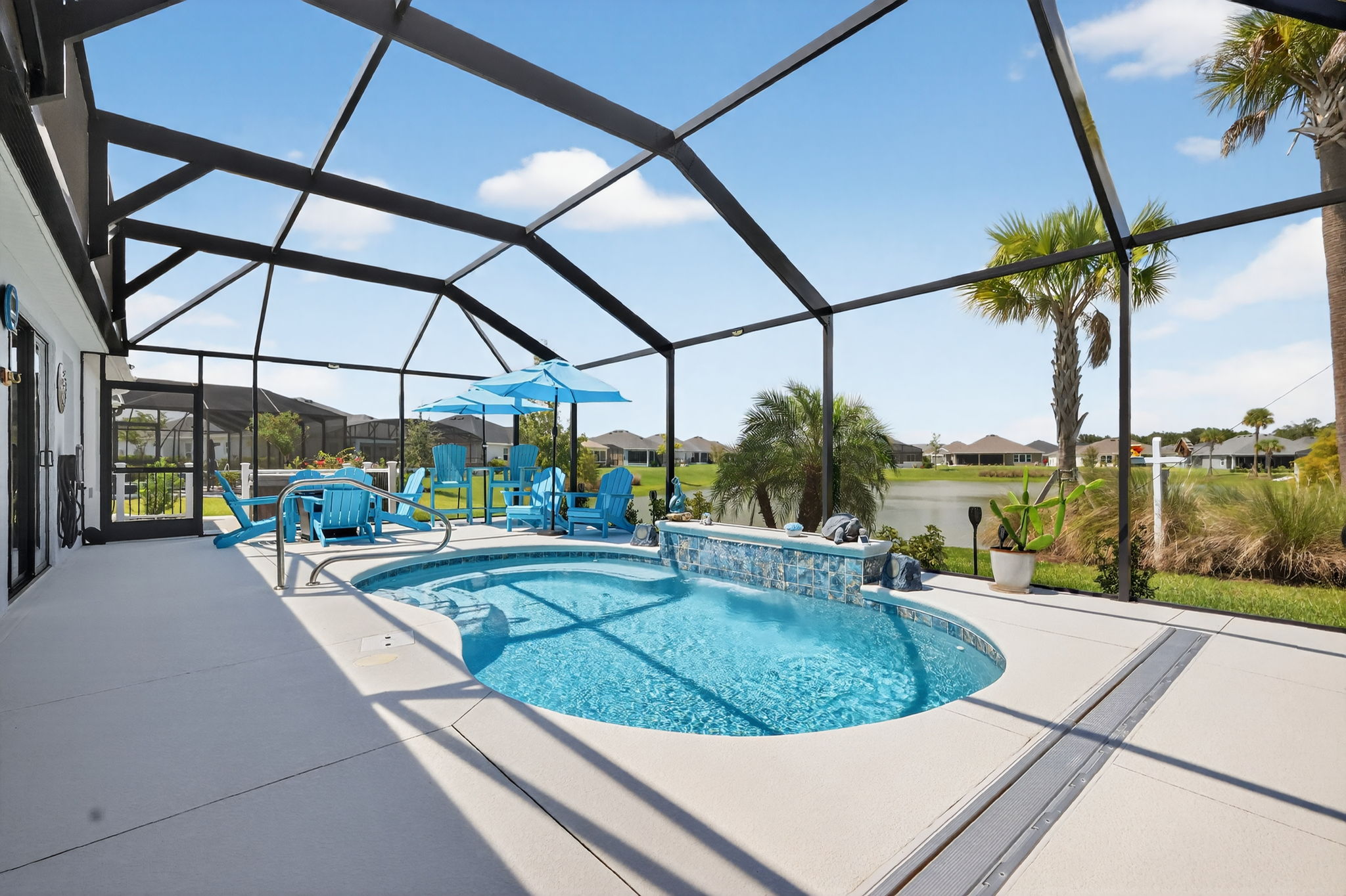 Swimming Pool with Water Views