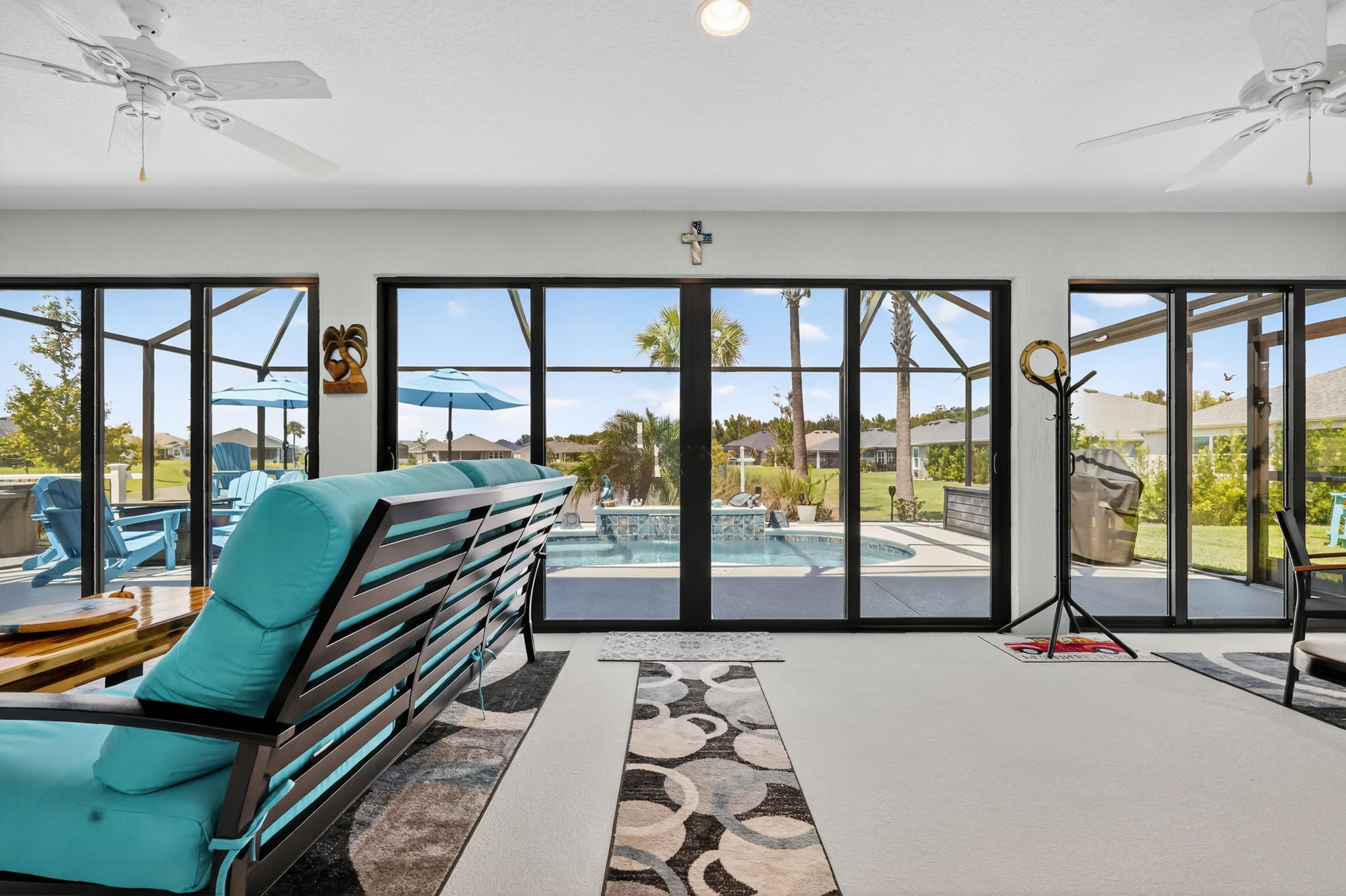 Climate Controlled Enclosed Lanai with Mini Split