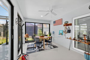 Climate Controlled Enclosed Lanai with Mini Split