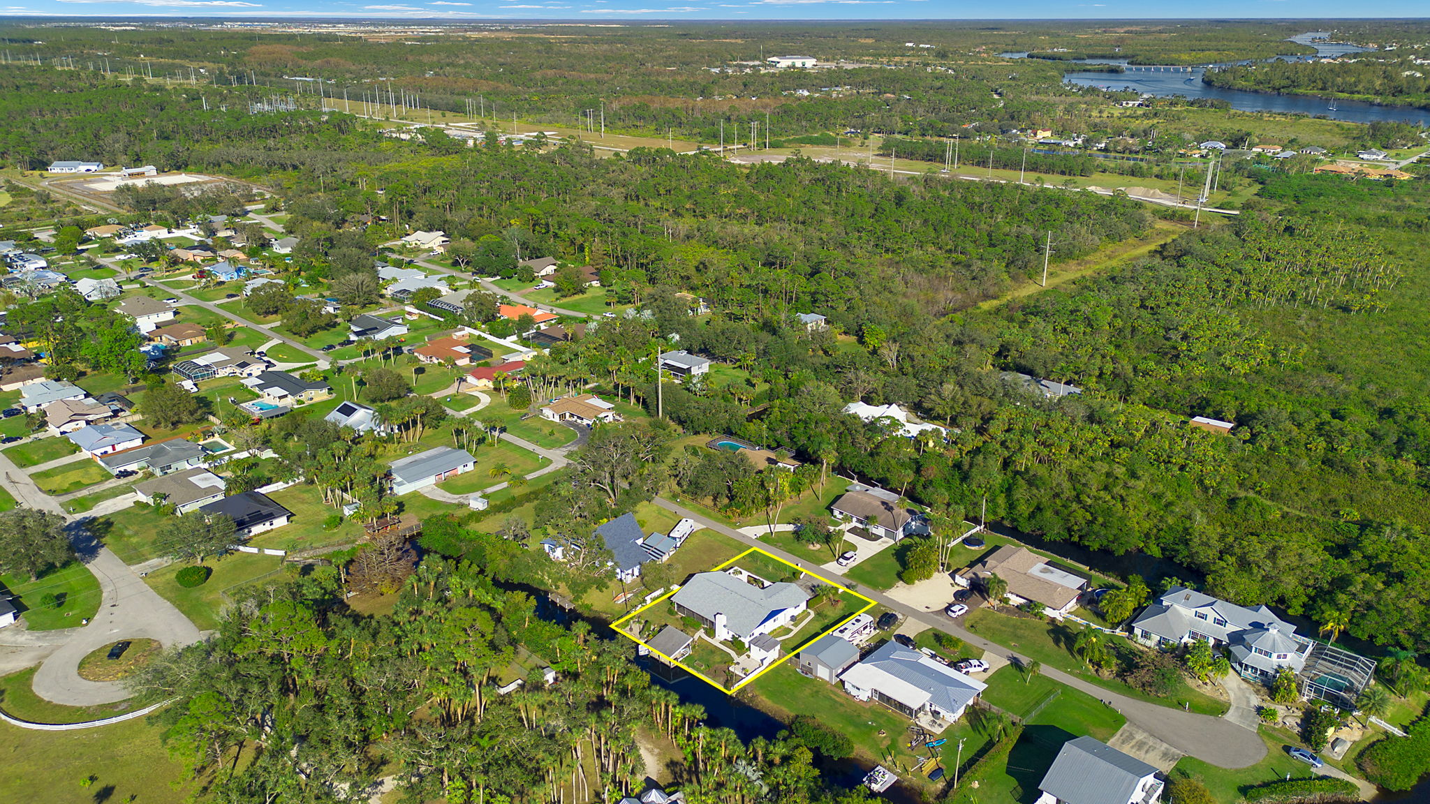 Aerial Rear Exterior 2 - lot line