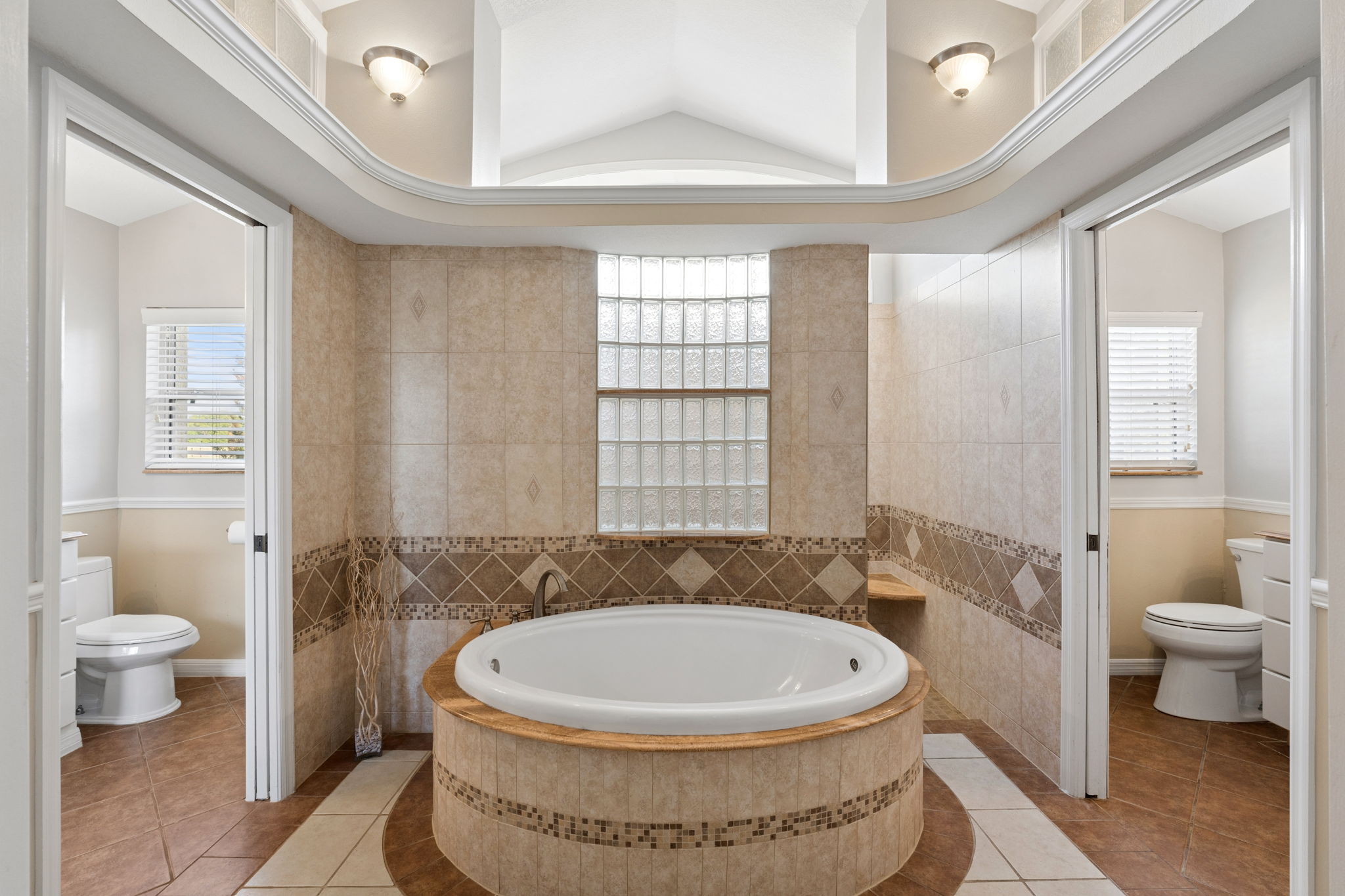Primary Bathroom w/ two half baths
