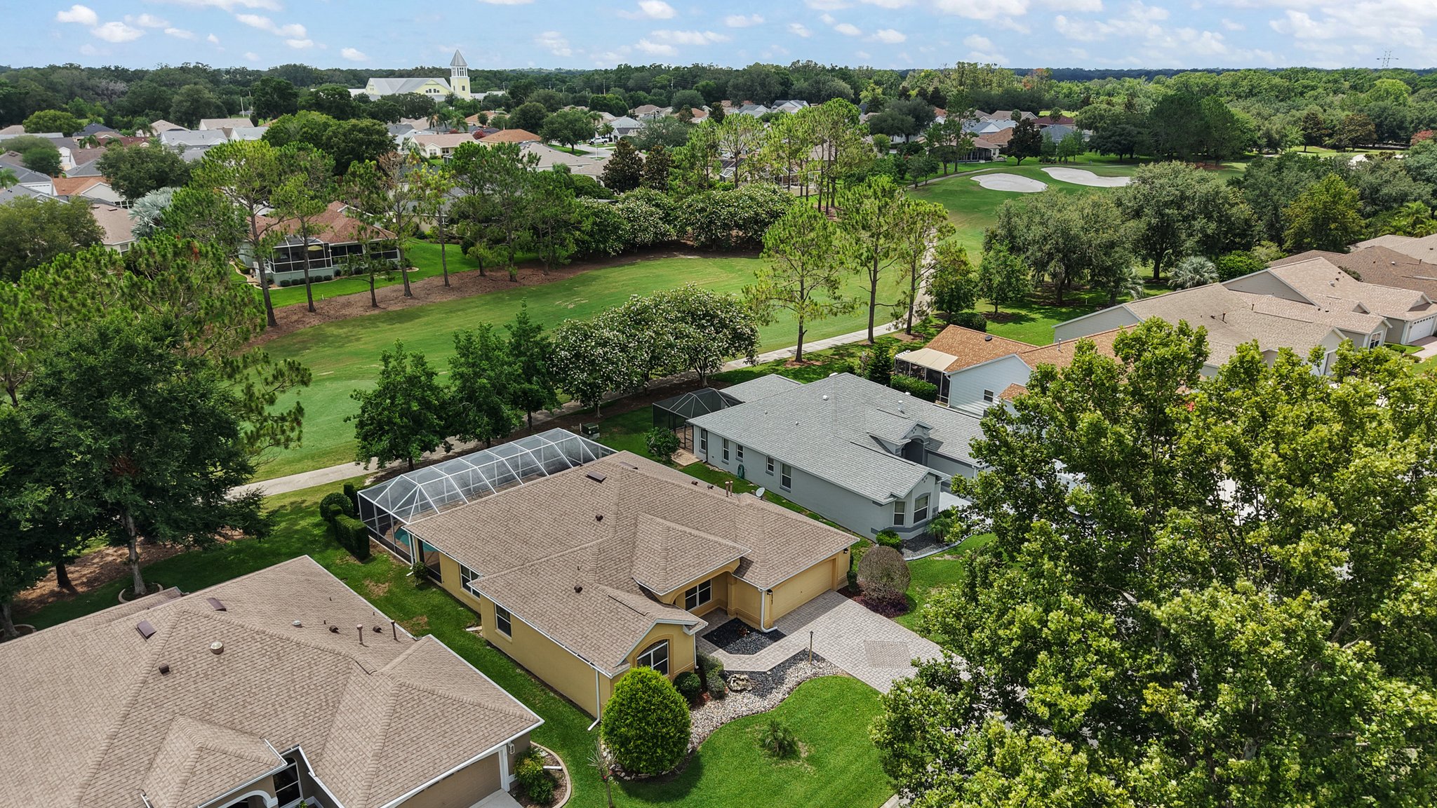 Aerial Front Elevation