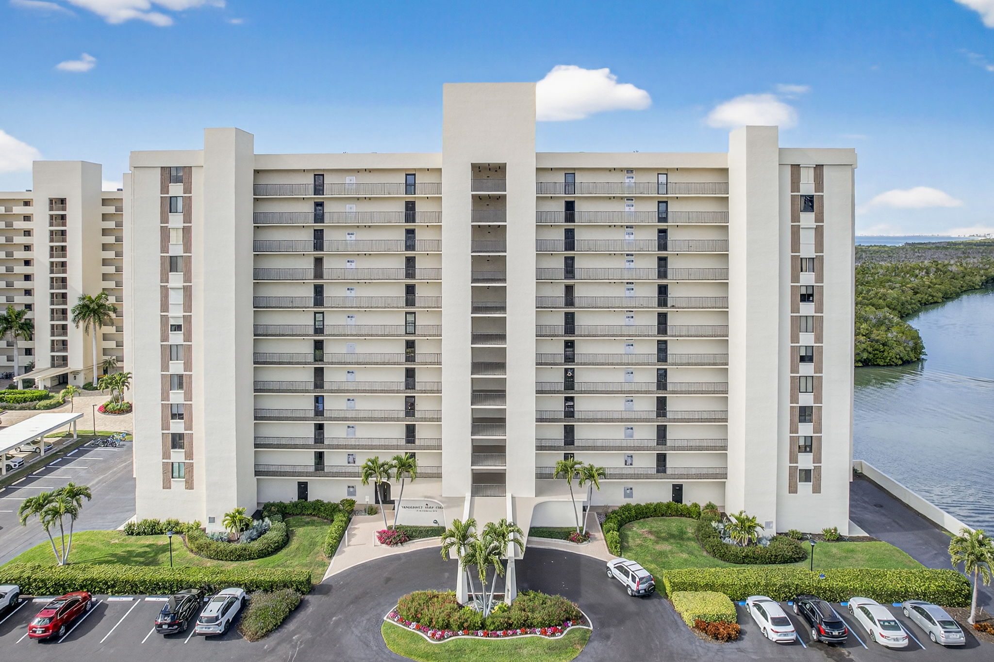 Aerial Front Exterior