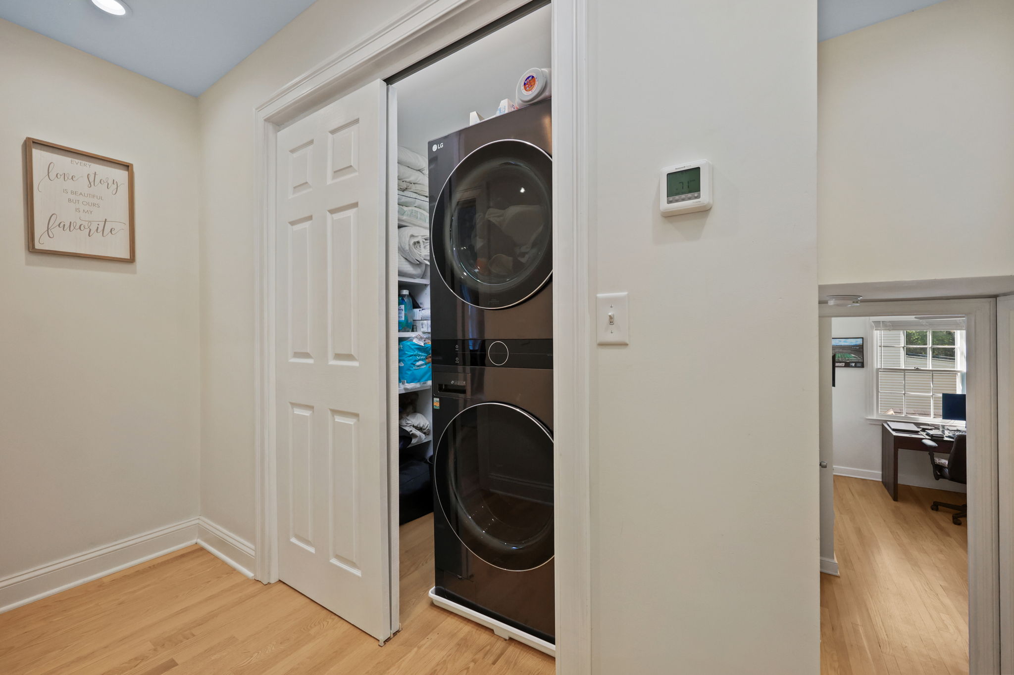 Laundry Area on Bedroom Level
