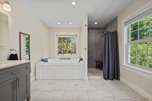 Primary Bathroom with Jacuzzi Tub & Shower