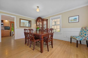 Formal Dining Room off kitchen