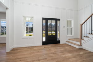 Spacious Foyer with two coat closets