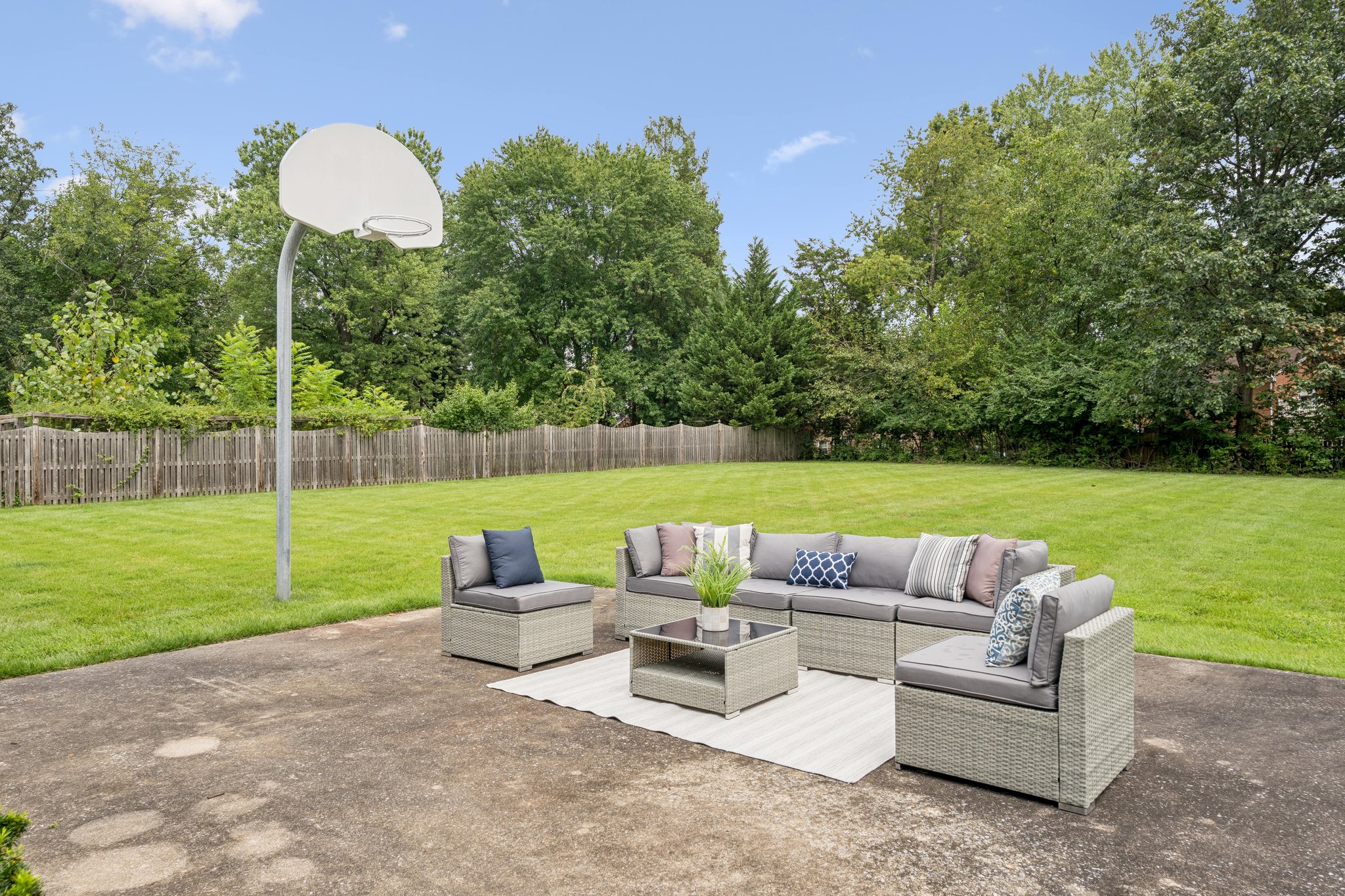 Expansive Fully Fenced Rear Yard