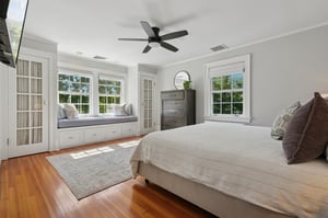 The Primary - Your private retreat!  There are 4 corner bedrooms on the 2nd floor.
