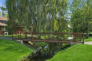 Edgemont Park's walking paths, playgrounds, and open green space make every season feel like a storybook.