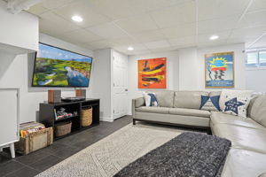 A finished lower level that flexes with your lifestyle - whether it's movie nights, a gym, a guest suite, or all of the above, this space is ready to do it all.