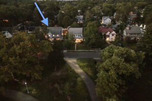 "Pond-front" living across from Edgemont Park - it's like having a 15-acre front lawn, complete with sweeping green space, the pond (with fish!) walking paths, and year-round beauty.