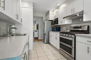 Kitchen with Stainless appliances