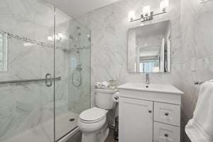 Primary updated bathroom