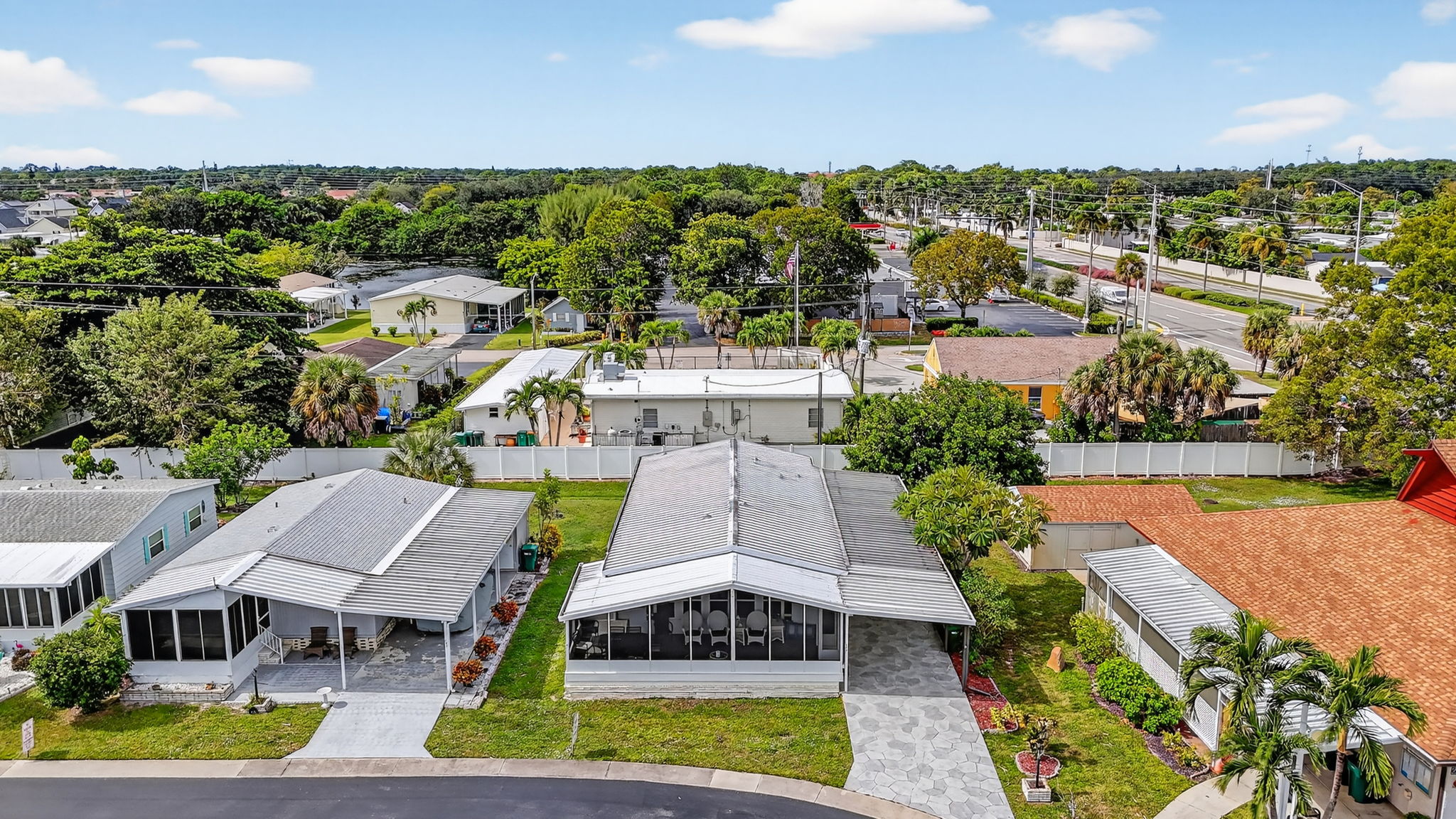 Aerial Front Exterior 1