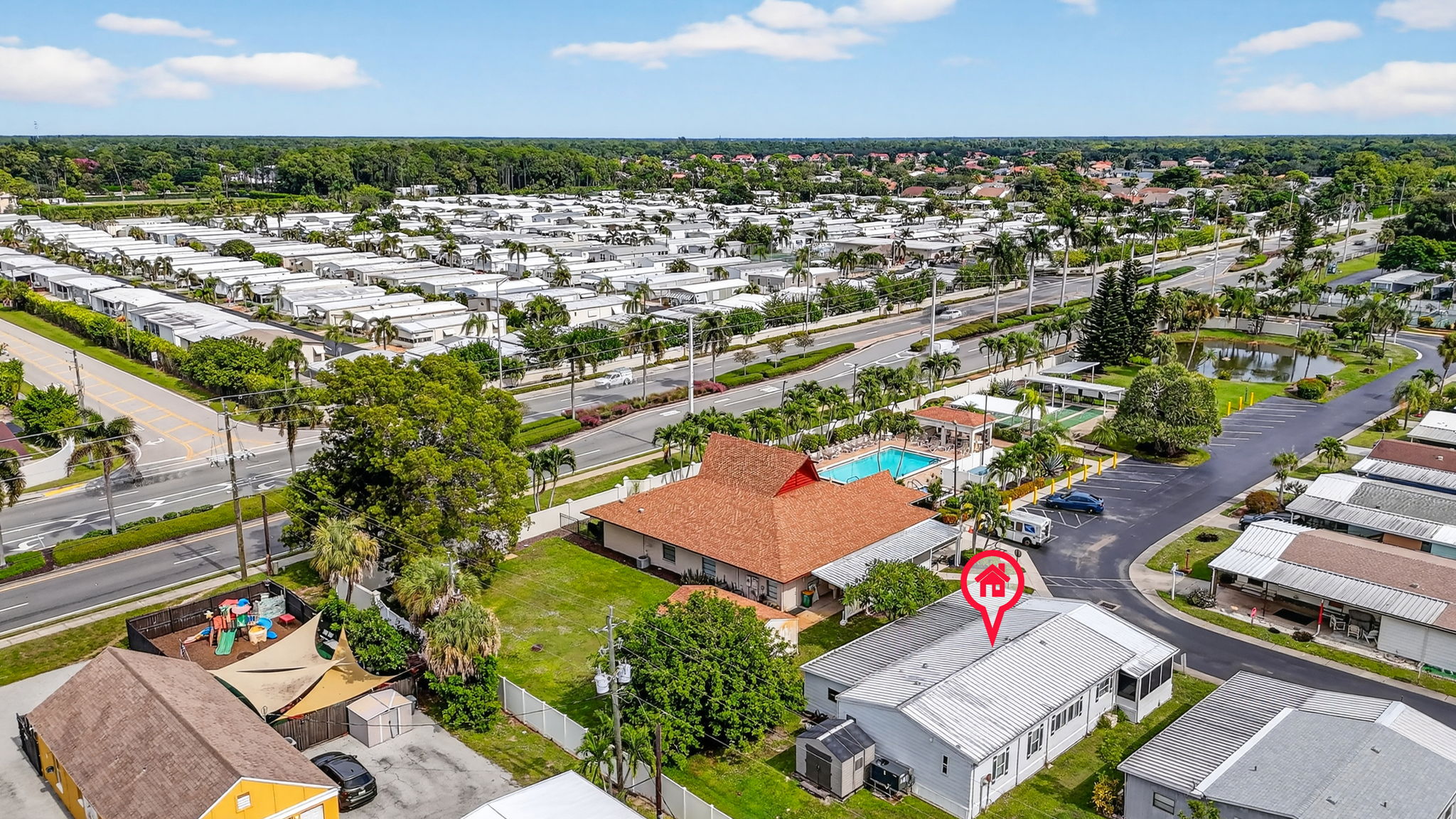 Aerial Rear Exterior 1 - marker