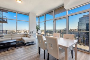 Spectacular floor to ceilings corner windows