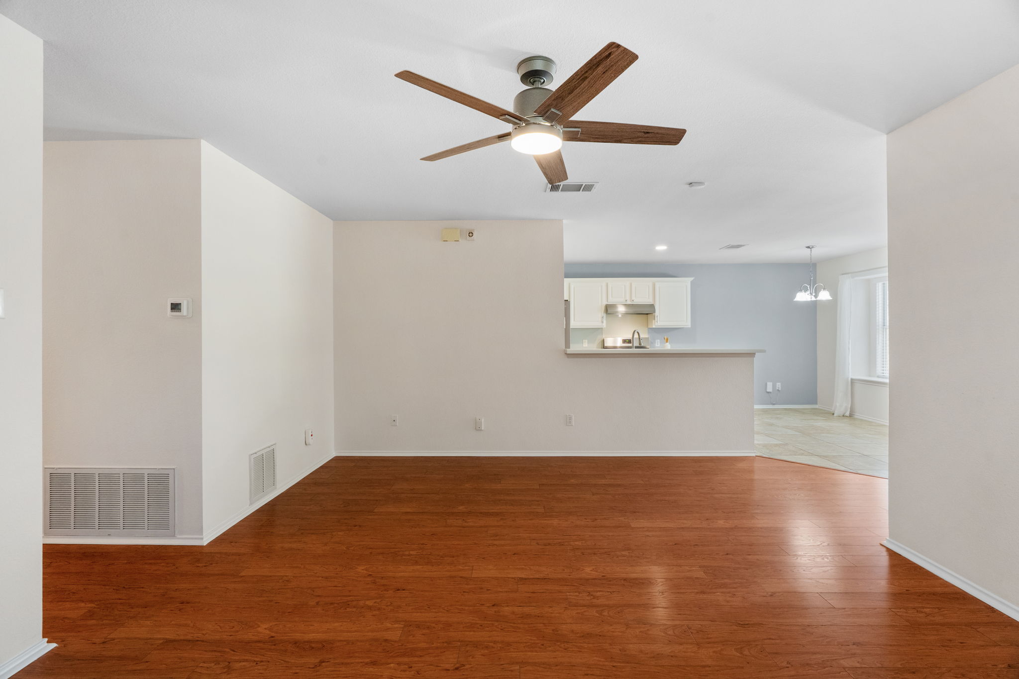 Living Room with view to kitchen