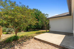 Back patio