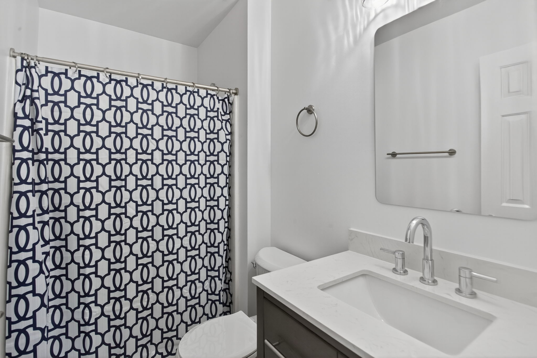 Bright and practical with modern touches.