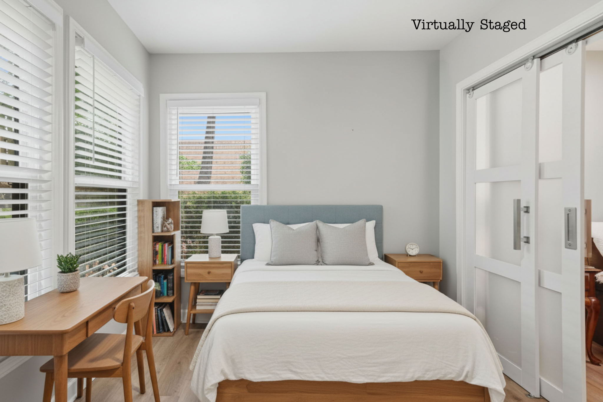 FLEX ROOM reimagined as THIRD BEDROOM-Virtually Staged