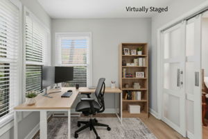 FLEX ROOM reimagined as Office...Virtually Staged