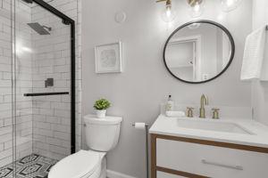 Stunning renovated primary bath