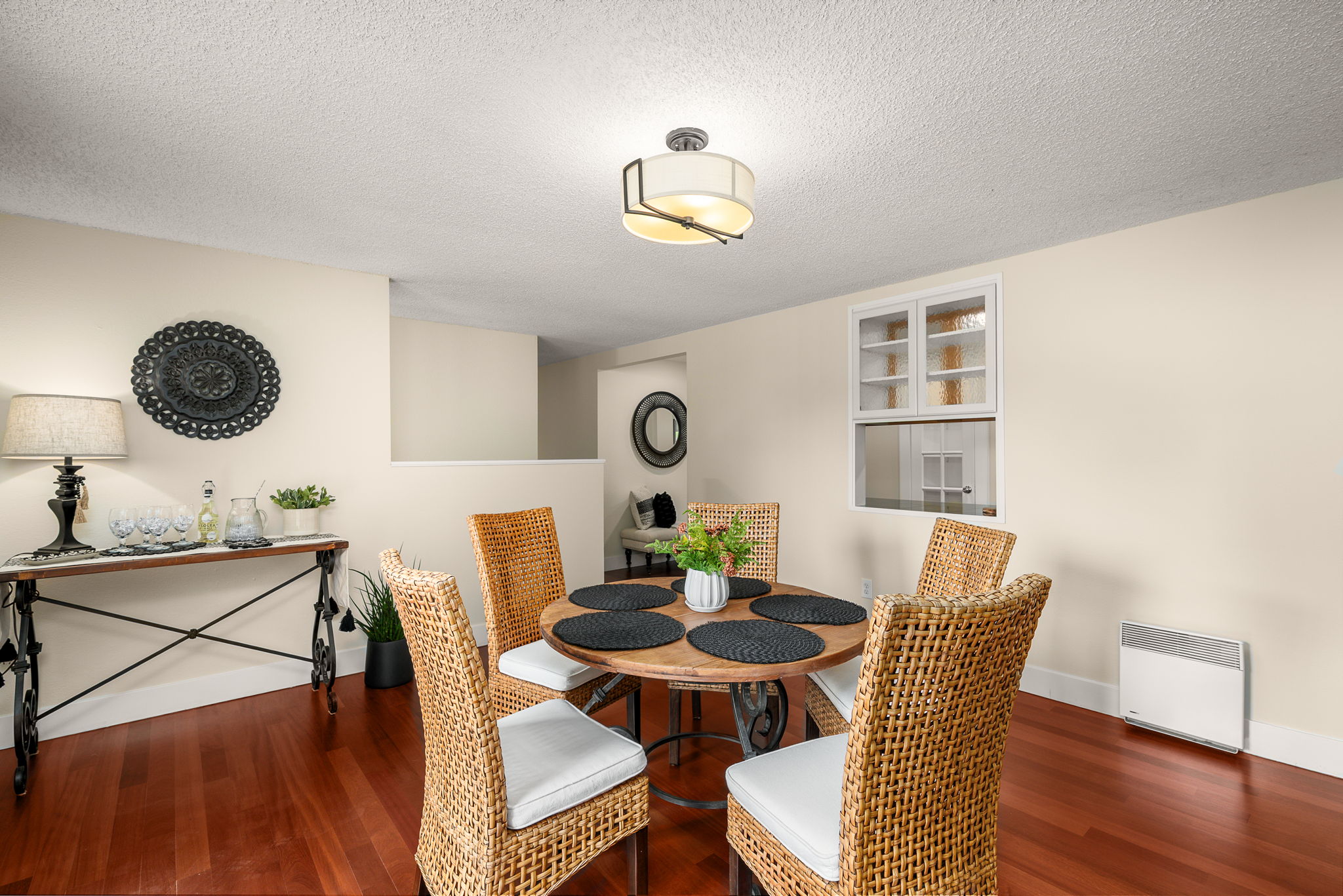 A warm, inviting space for gathering and entertaining.