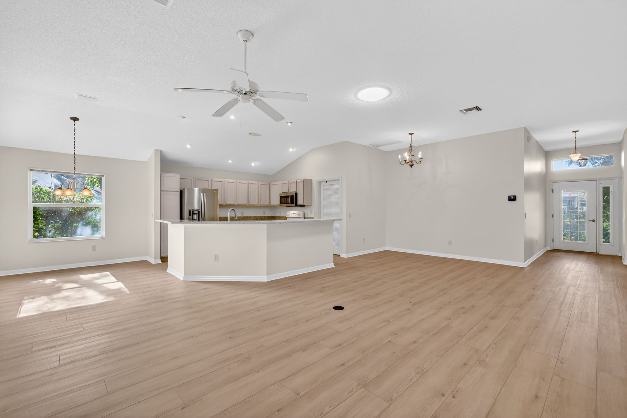 Living, Dining, Kitchen, and Dinette