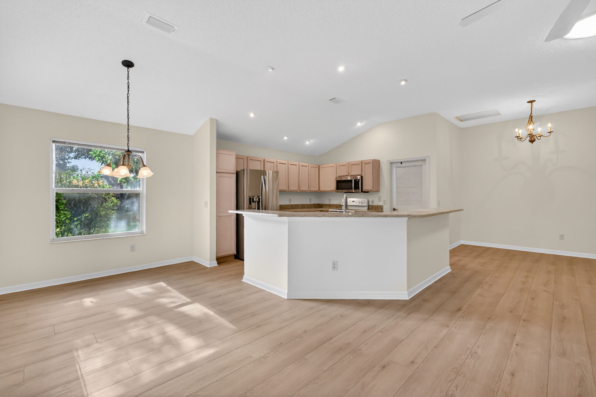 Living, Dining, Kitchen, and Dinette