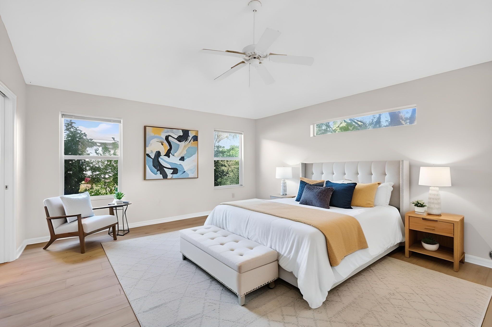 Primary Bedroom-Virtually Staged