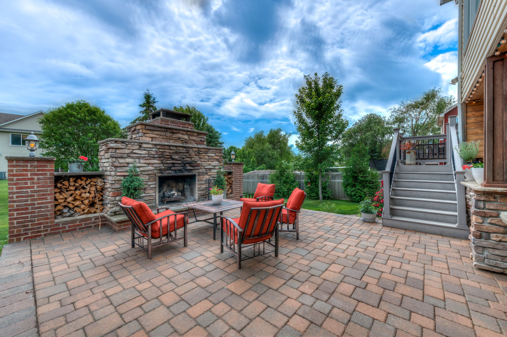 Patio Fireplace