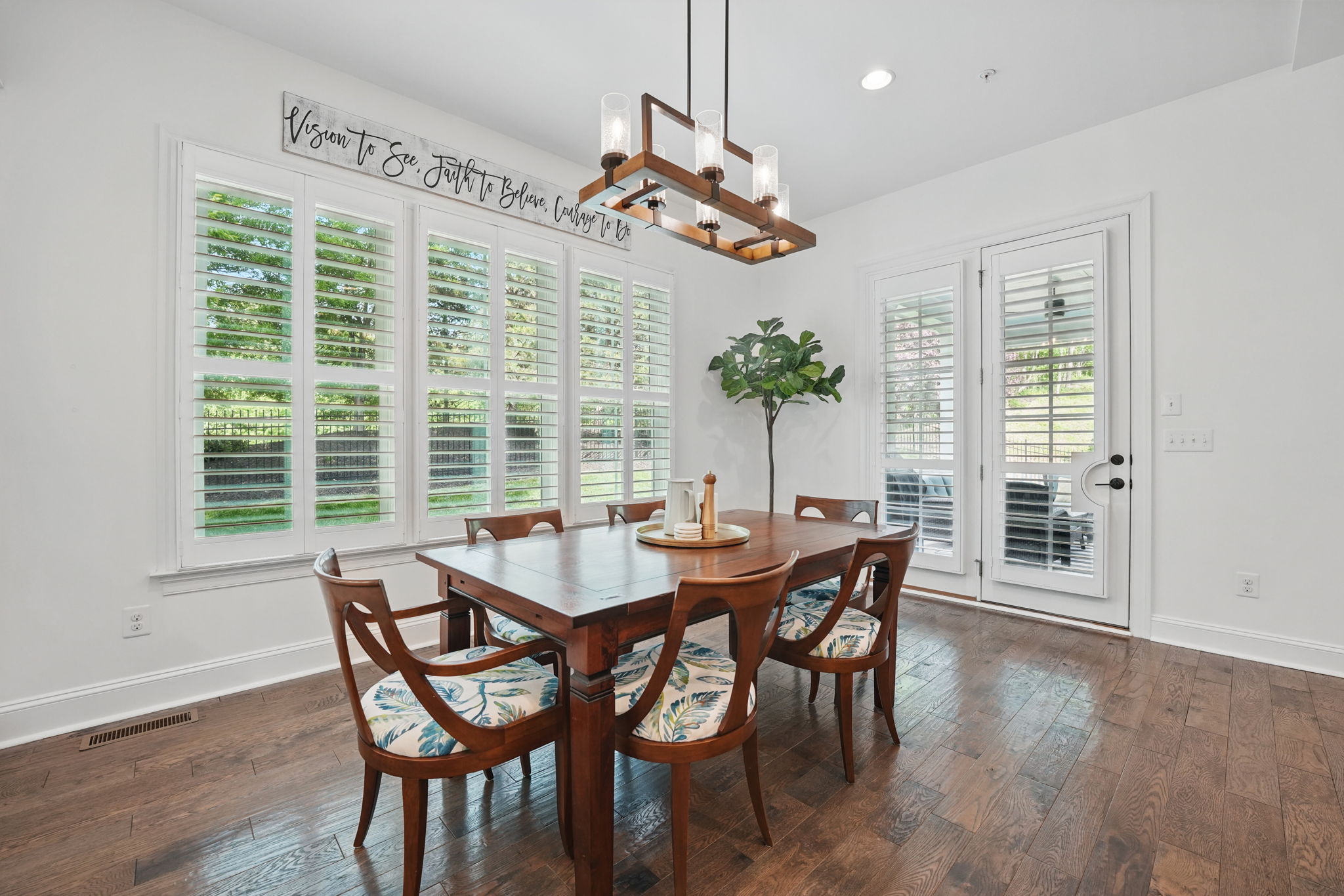 Plantation shutters throughout home!