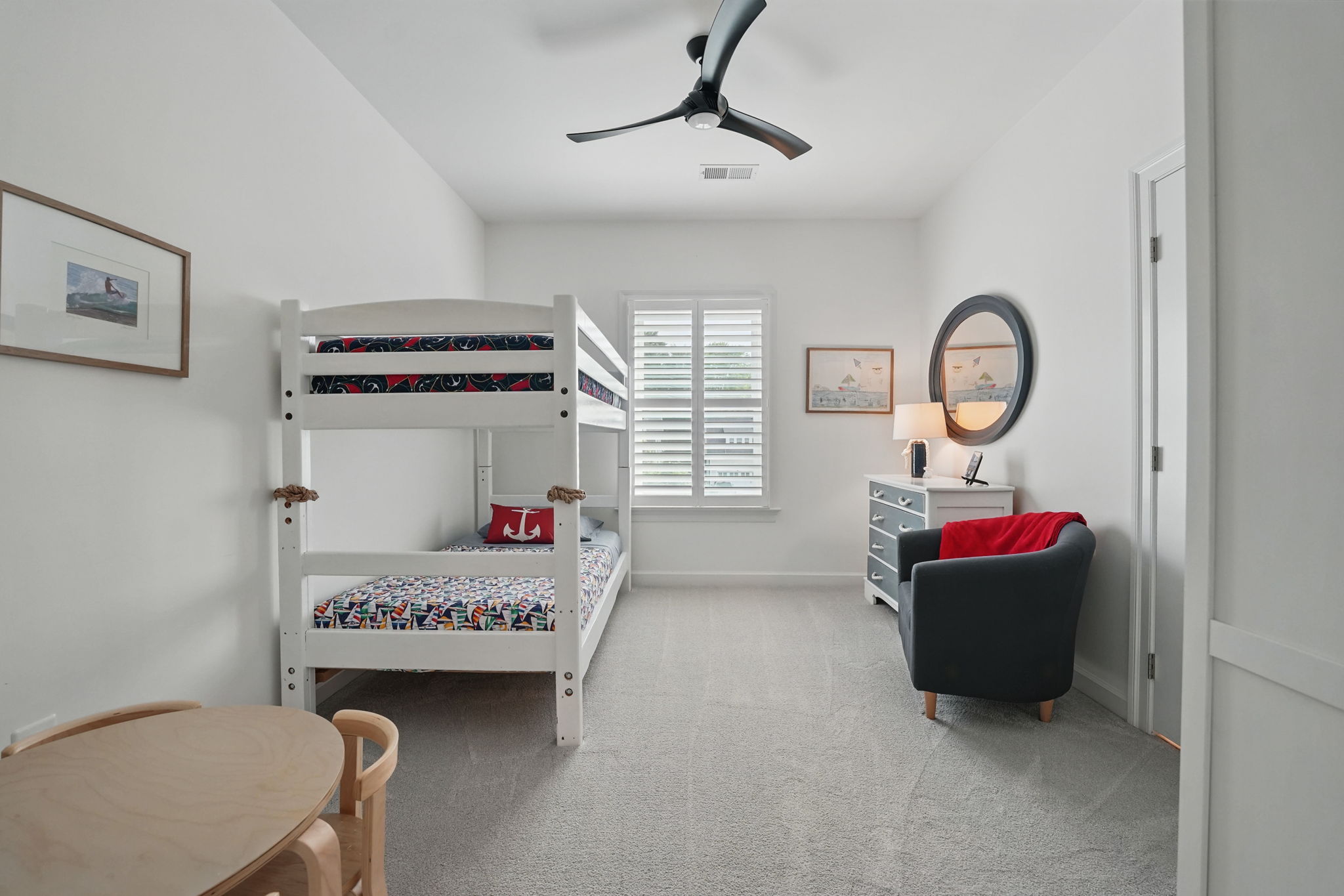 Bedroom #2 new plush carpet