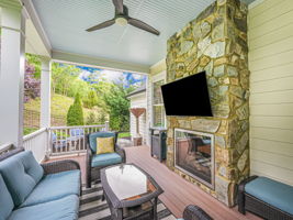 Perfect spot to watch tv and enjoy the ambiance of the fireplace