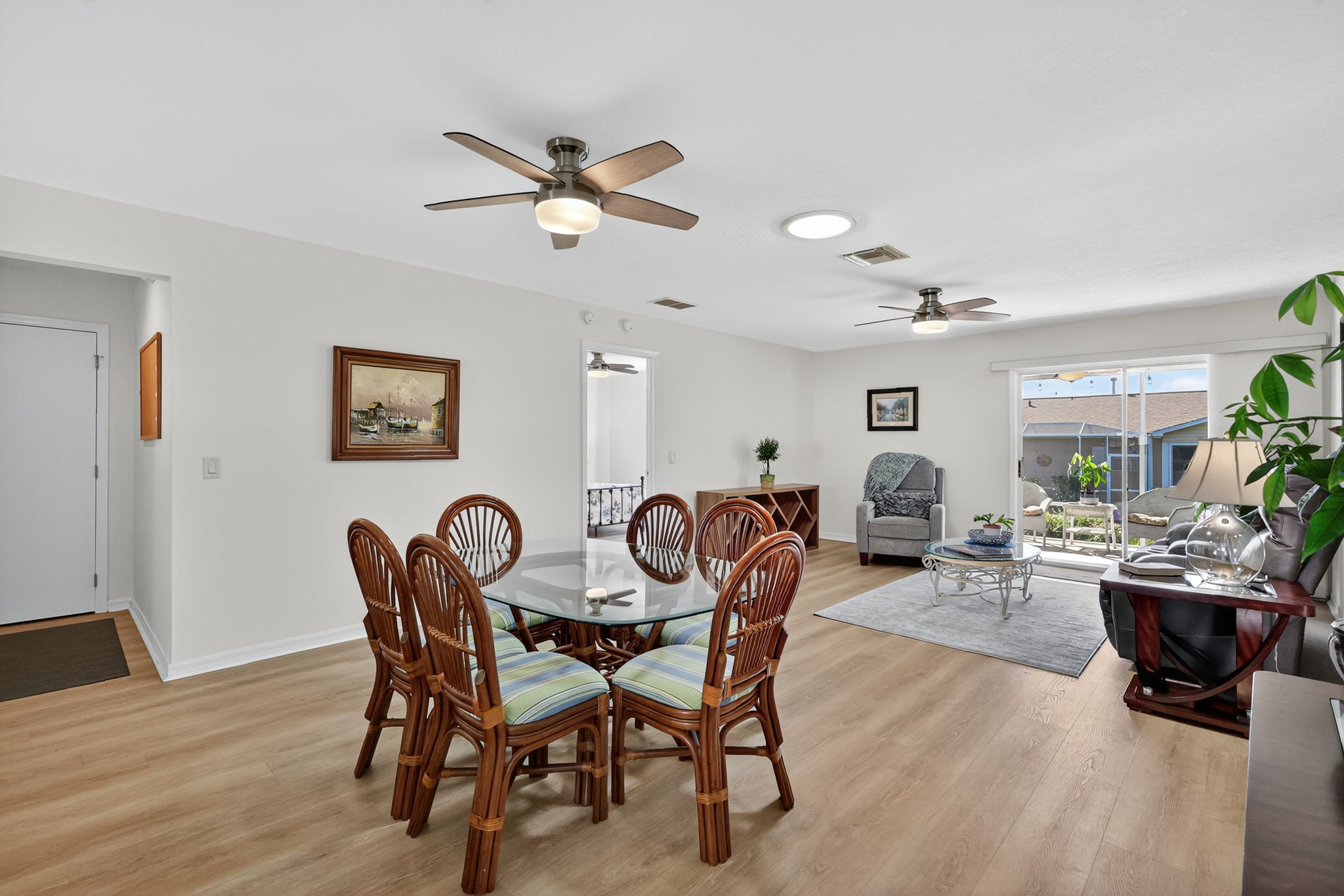 Dining and Living Rooms