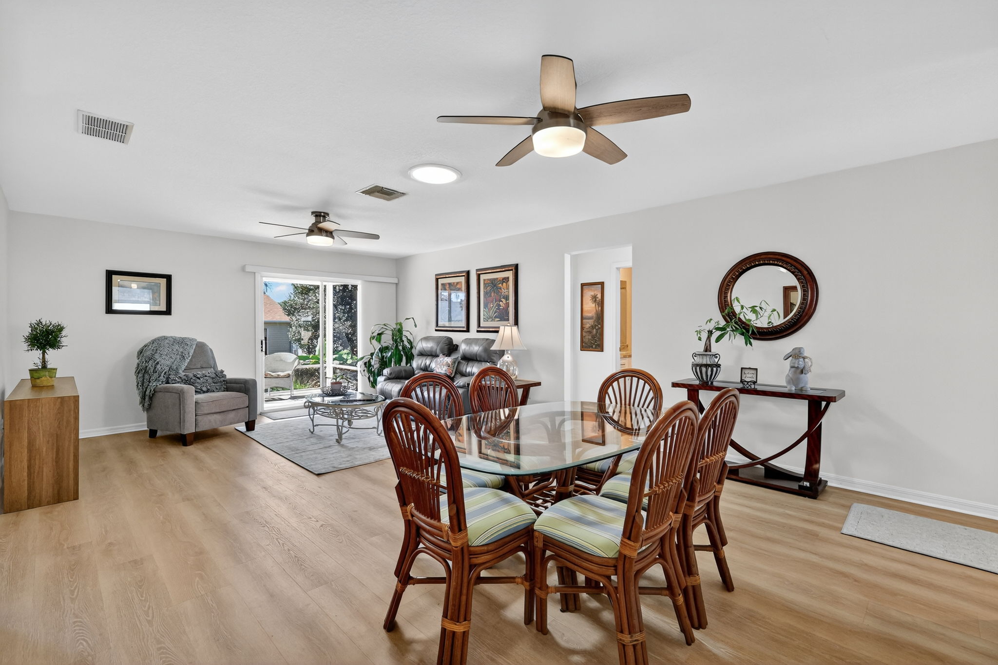 Dining and Living Rooms