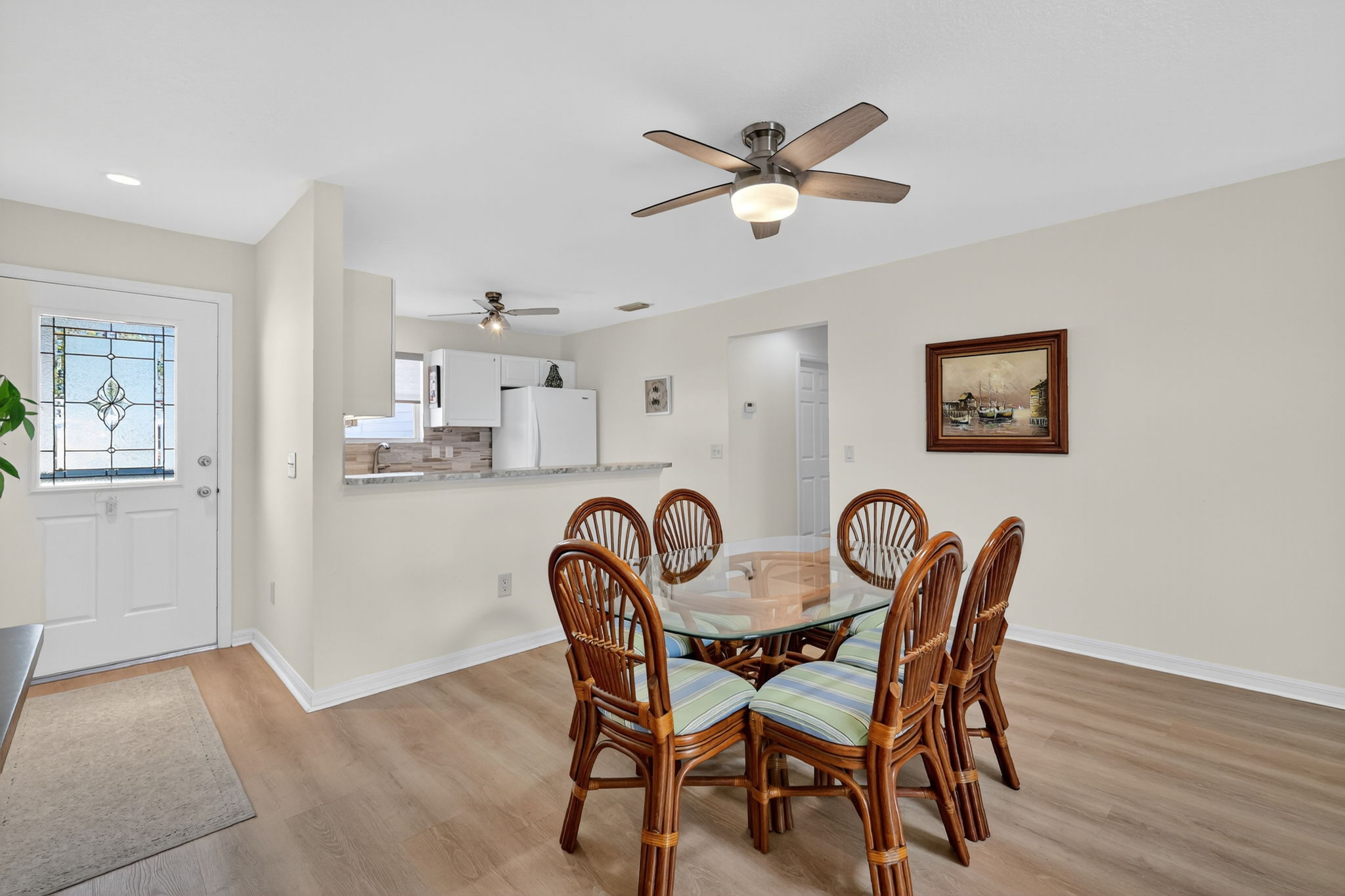 Dining Room, Kitchen, and Foyer