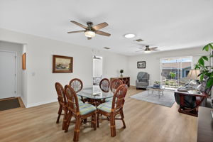 Dining and Living Rooms
