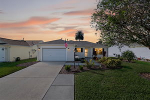 Twilight Front Elevation