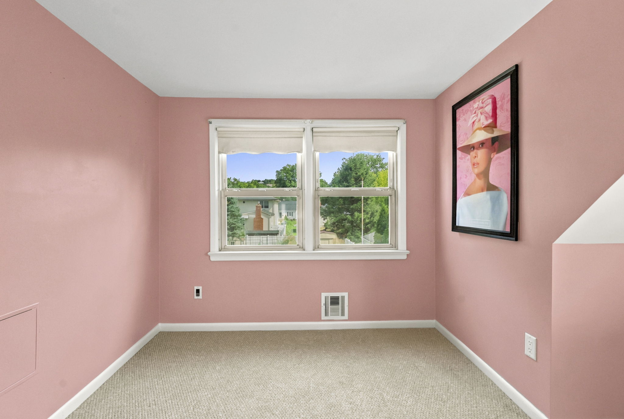 Bedroom #4-Second Floor-Spacious Bedroom with Lots of Floor Space and WIC and additional eve-storage.