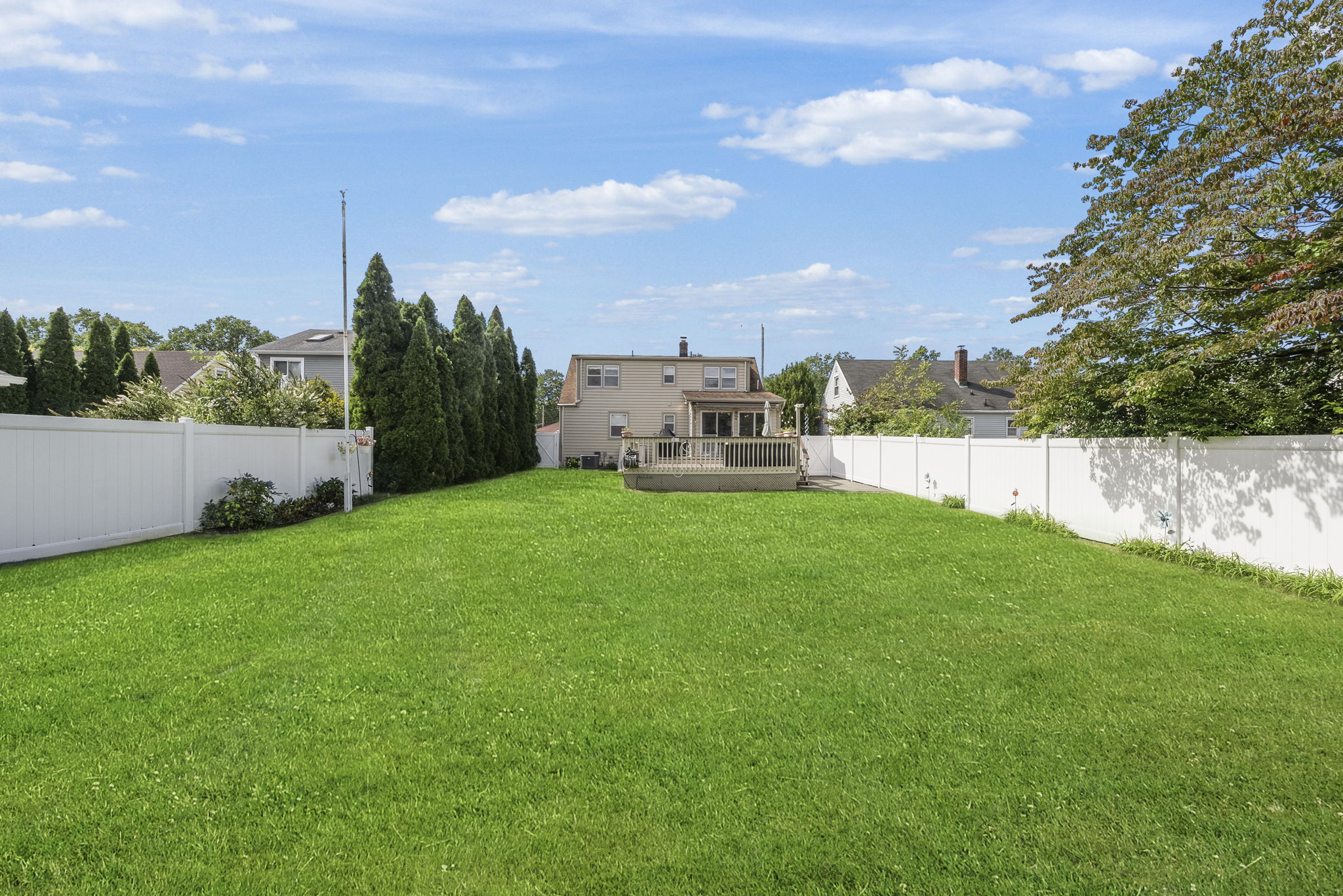 Large Level Backyard