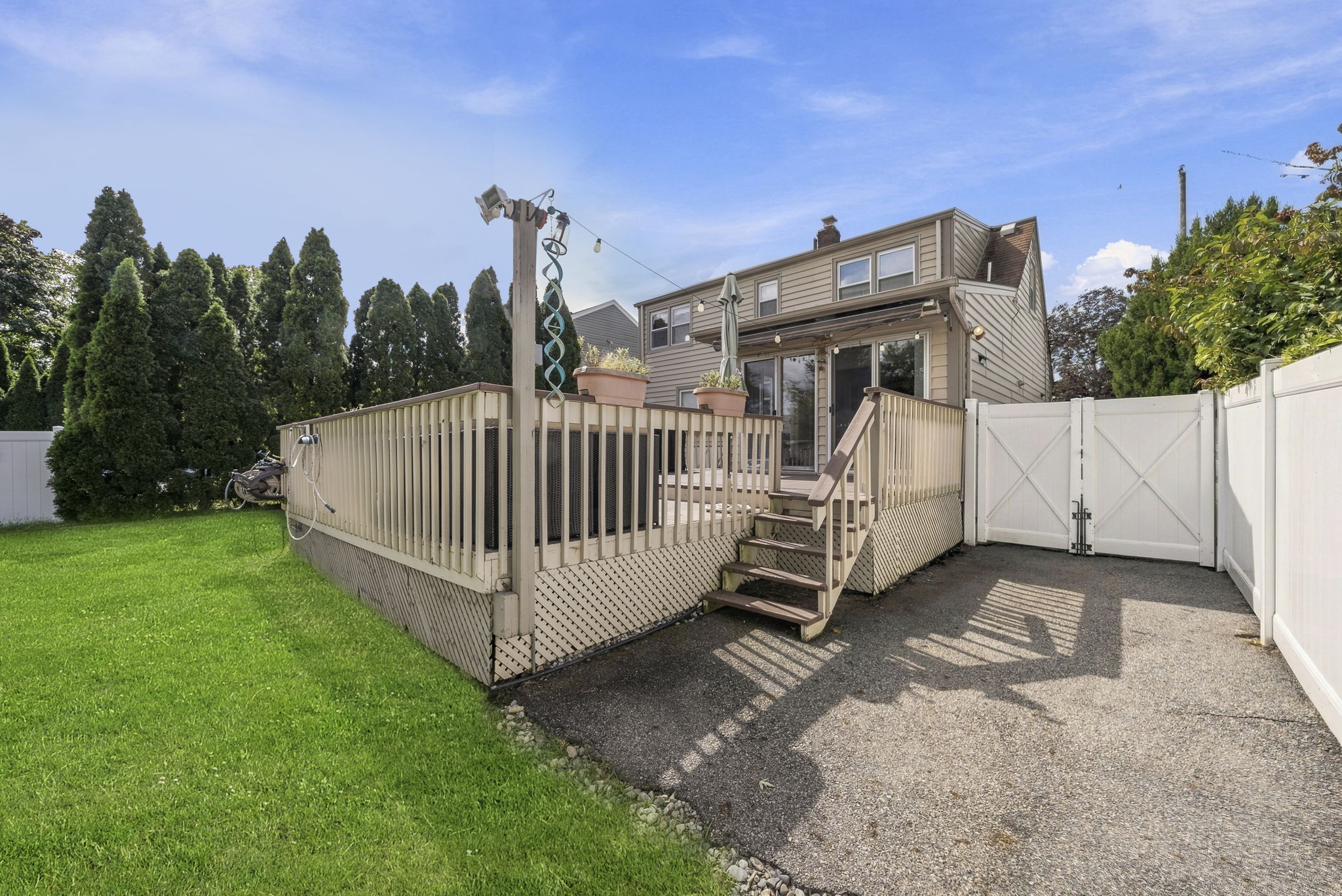 Large Level Backyard