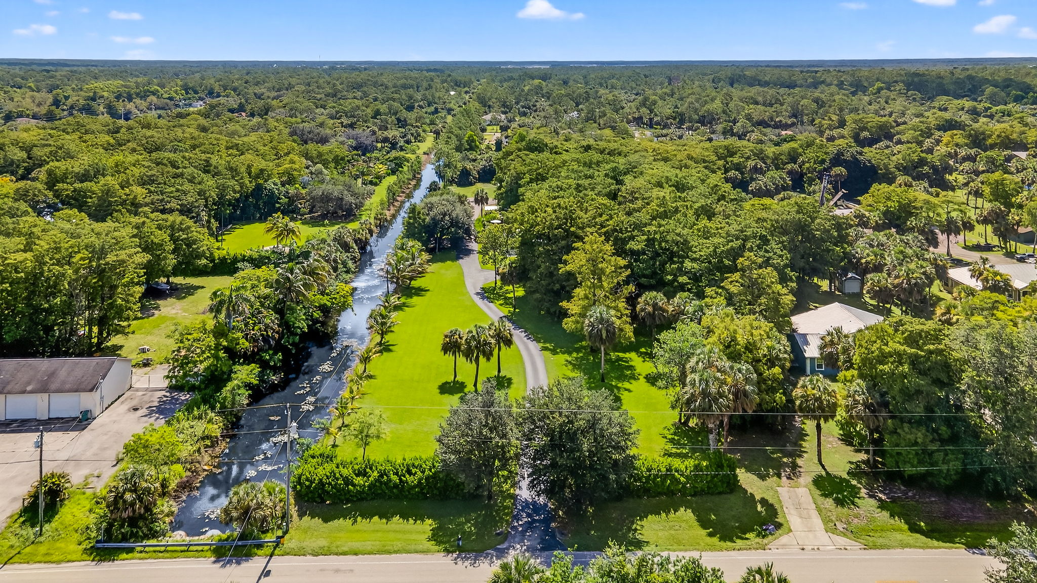 Aerial Front Exterior 1