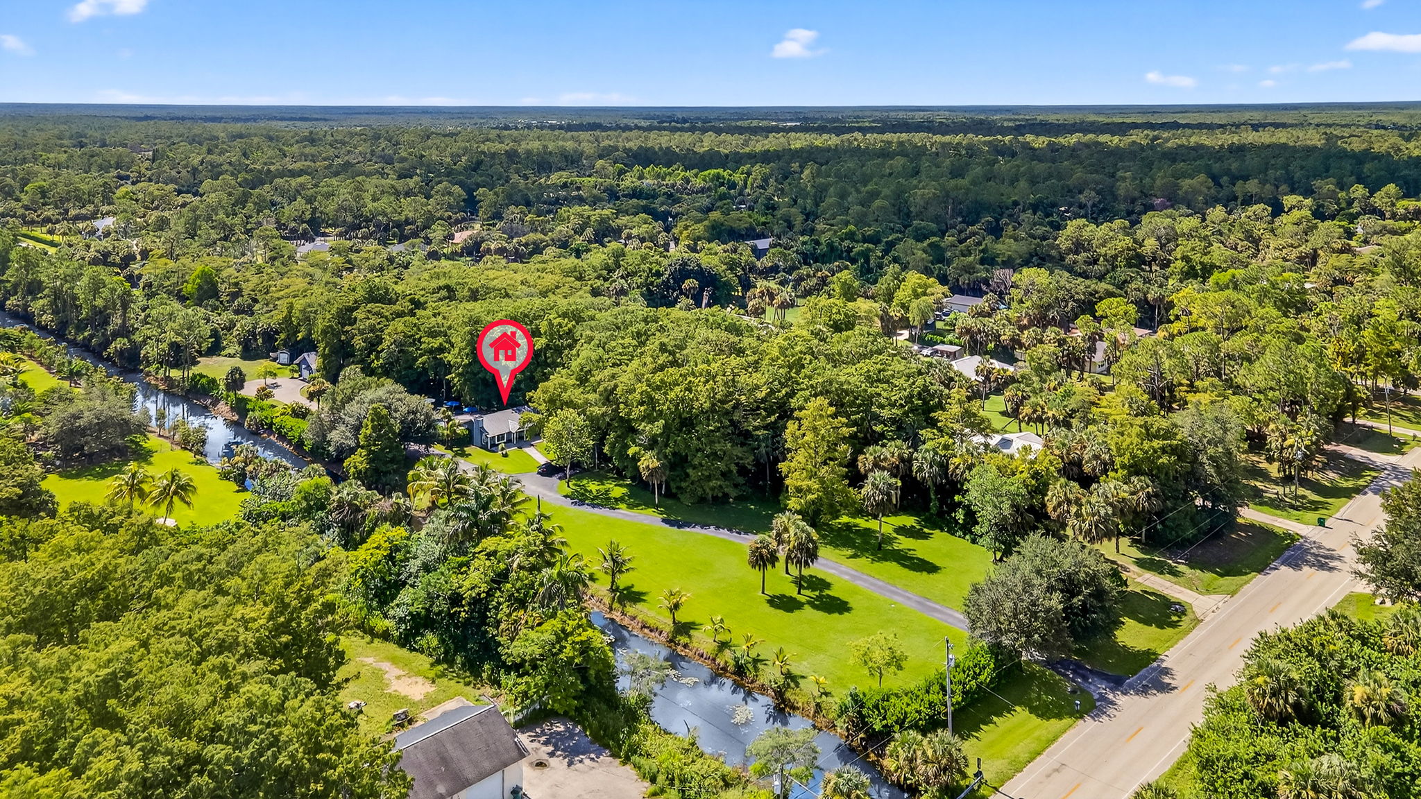 Aerial Front Exterior 2 - marker