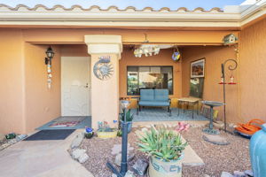 front patio with views