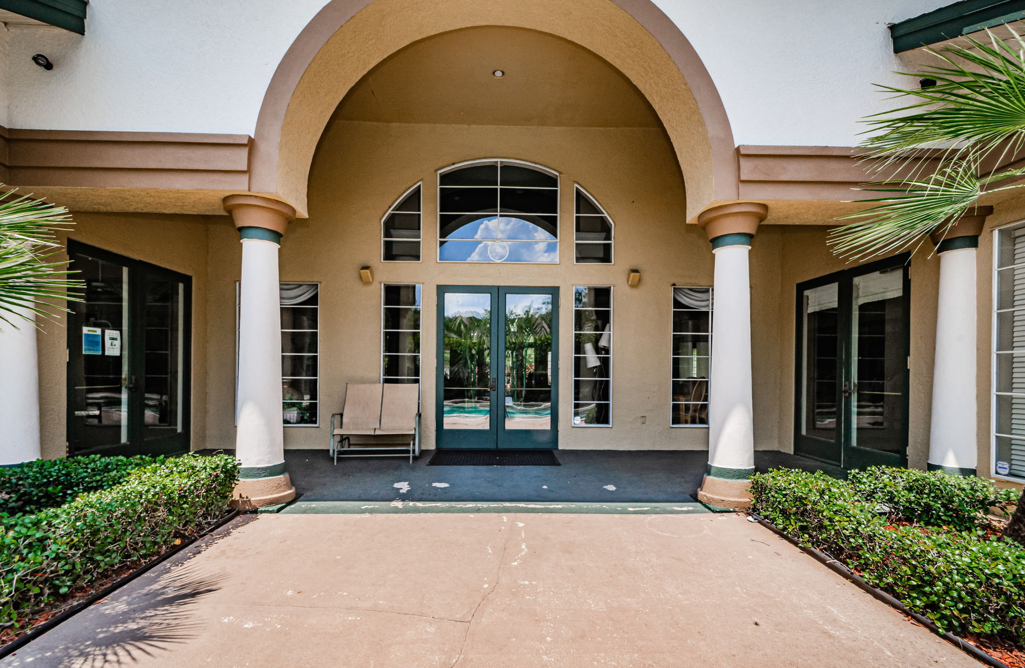 Clubhouse Rear Entrance