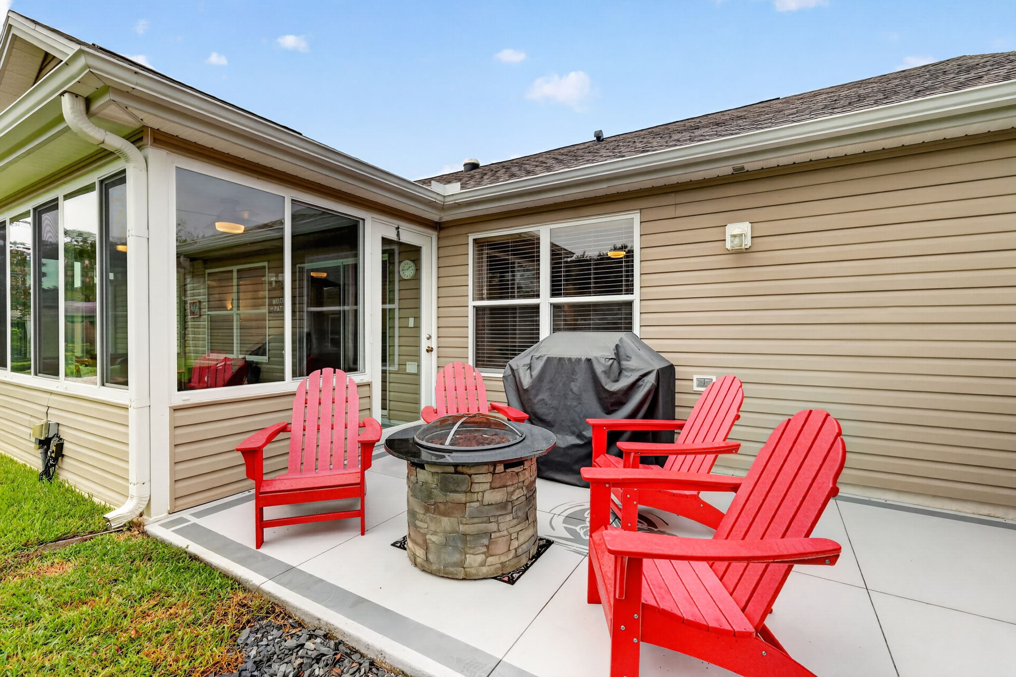 Rear Patio